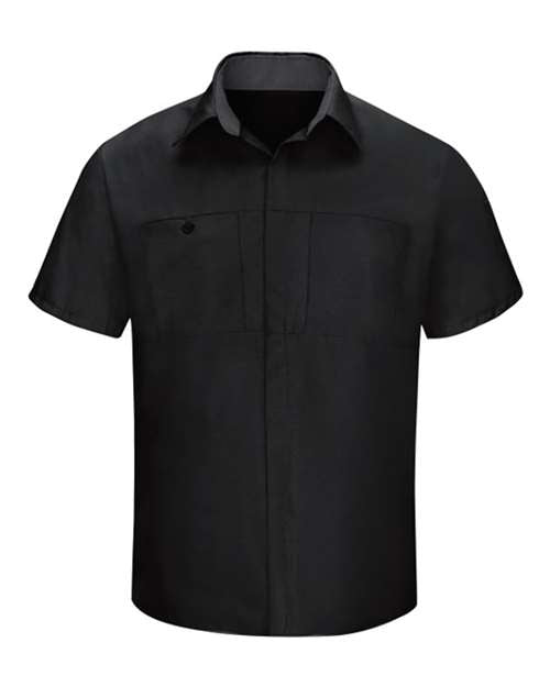 Red Kap Performance Plus Short Sleeve Shirt with Oilblok Technology - Tall Sizes SY42T