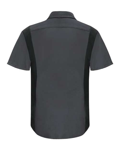 Red Kap Performance Plus Short Sleeve Shirt with Oilblok Technology - Tall Sizes SY42T