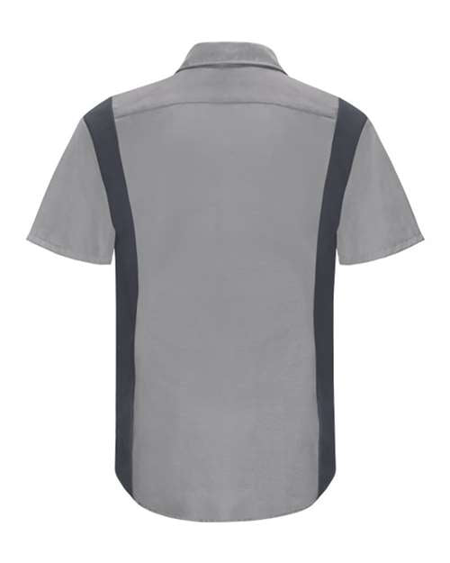 Red Kap Performance Plus Short Sleeve Shirt with Oilblok Technology - Tall Sizes SY42T