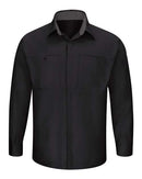 Red Kap Performance Plus Long Sleeve Shirt with OilBlok Technology - Tall Sizes SY32T