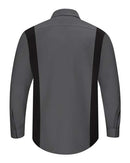 Red Kap Performance Plus Long Sleeve Shirt with OilBlok Technology - Tall Sizes SY32T