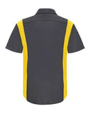 Red Kap Performance Plus Short Sleeve Shirt with Oilblok Technology - Tall Sizes SY42T