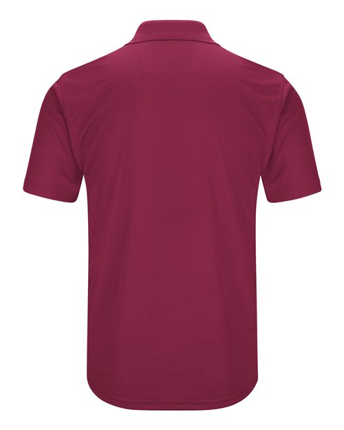 Red Kap Short Sleeve Performance Knit Pocketless Core Polo SK96 - Burgundy