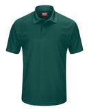 Red Kap Short Sleeve Performance Knit Pocketless Core Polo SK96 - Hunter Green