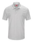 Red Kap Short Sleeve Performance Knit Pocketless Core Polo SK96 - Silver