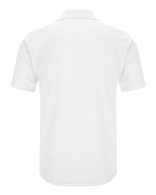 Red Kap Short Sleeve Performance Knit Pocketless Core Polo SK96 - White