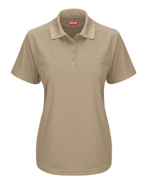 Red Kap Women's Short Sleeve Performance Knit Pocketless Core Polo SK97