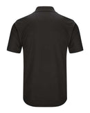 Red Kap Short Sleeve Performance Knit Pocket Polo SK98 - Black