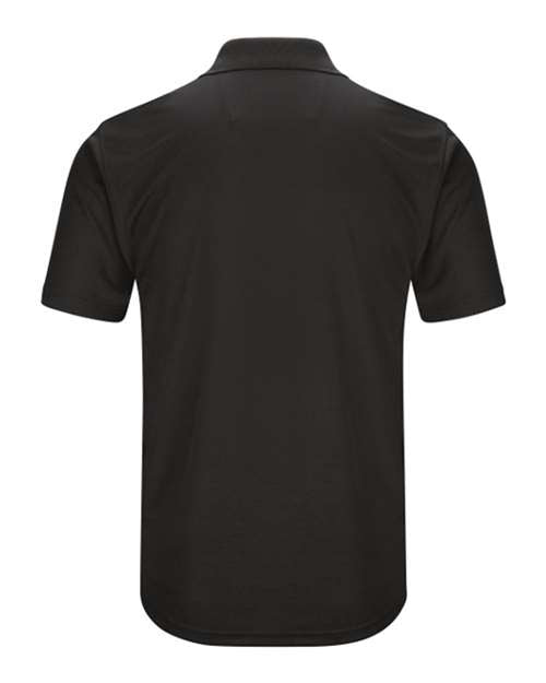 Red Kap Short Sleeve Performance Knit Pocket Polo SK98 - Black