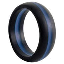 Rothco Thin Blue Line Silicone Ring. Item