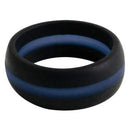Rothco Thin Blue Line Silicone Ring. Item