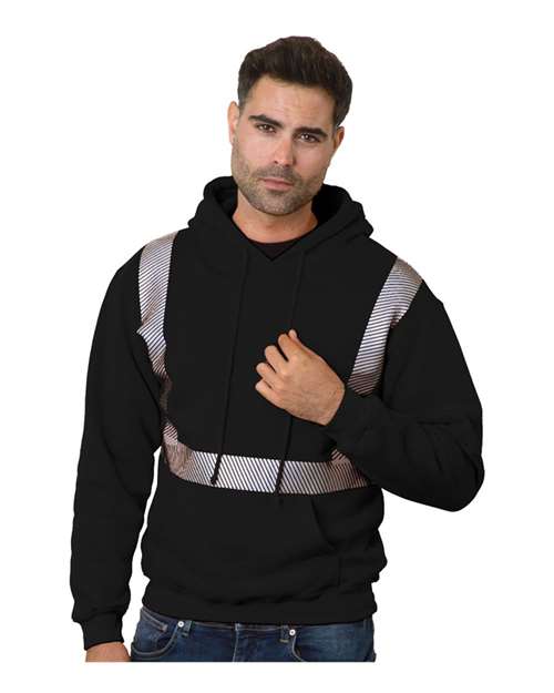 Bayside USA-Made High Visibility Hooded Sweatshirt 3739