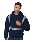 Bayside USA-Made High Visibility Hooded Sweatshirt 3739