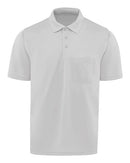Red Kap Short Sleeve Performance Knit Pocket Polo SK98 - Silver Grey