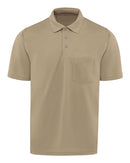 Red Kap Short Sleeve Performance Knit Pocket Polo SK98 - Khaki