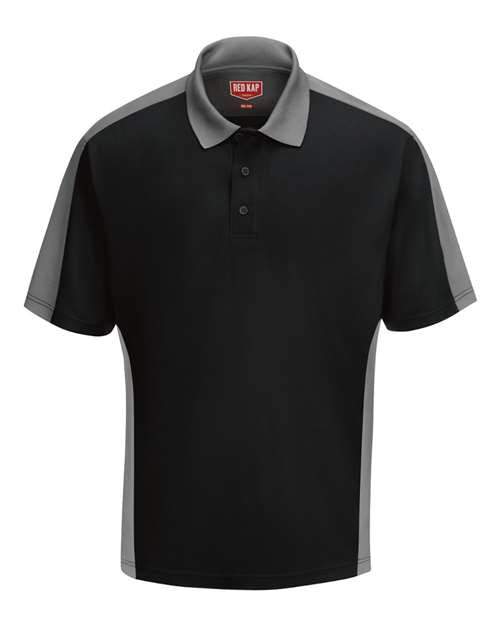 Red Kap Short Sleeve Performance Knit Two Tone Polo SK54
