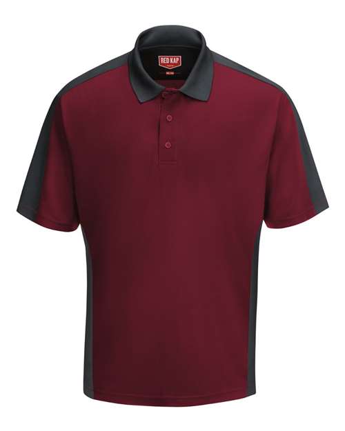 Red Kap Short Sleeve Performance Knit Two Tone Polo SK54