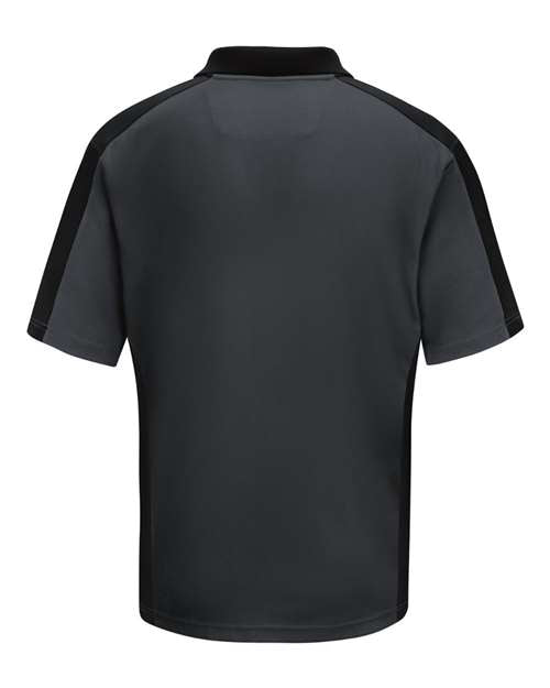 Red Kap Short Sleeve Performance Knit Two Tone Polo SK54