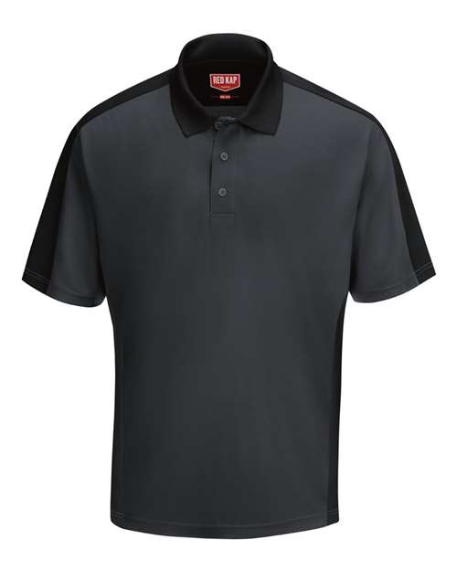 Red Kap Short Sleeve Performance Knit Two Tone Polo SK54