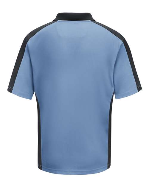 Red Kap Short Sleeve Performance Knit Two Tone Polo SK54