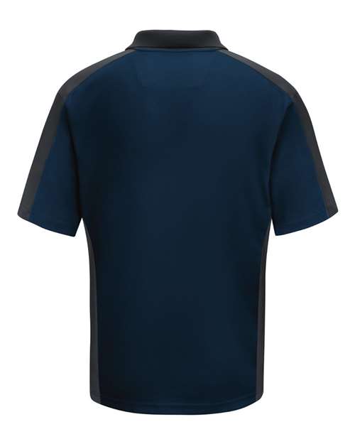 Red Kap Short Sleeve Performance Knit Two Tone Polo SK54