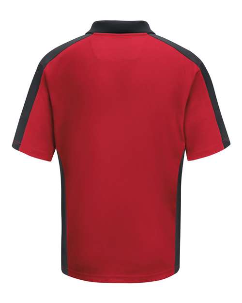 Red Kap Short Sleeve Performance Knit Two Tone Polo SK54