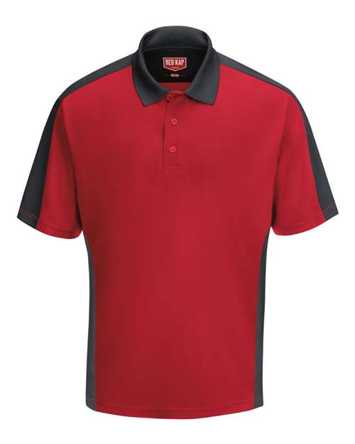 Red Kap Short Sleeve Performance Knit Two Tone Polo SK54