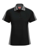 Red Kap Women's Short Sleeve Performance Knit Two-Tone Polo SK53