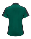 Red Kap Women's Short Sleeve Performance Knit Two-Tone Polo SK53