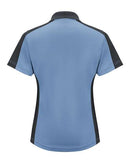 Red Kap Women's Short Sleeve Performance Knit Two-Tone Polo SK53