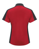 Red Kap Women's Short Sleeve Performance Knit Two-Tone Polo SK53
