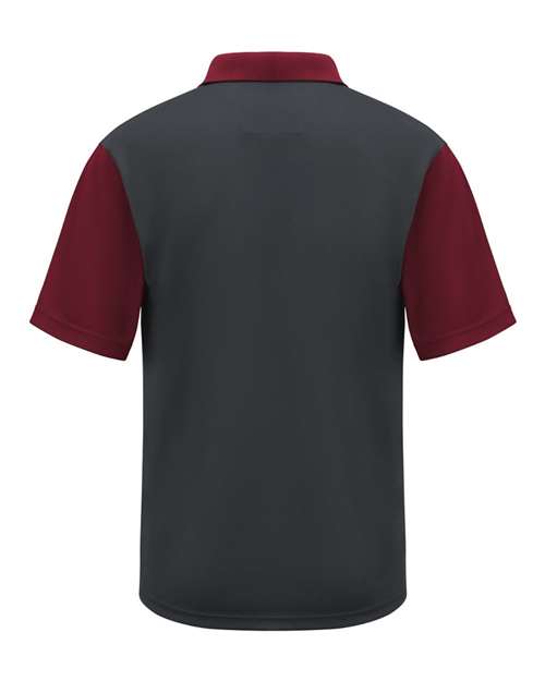 Red Kap Short Sleeve Performance Knit Color-Block Polo SK56