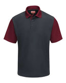 Red Kap Short Sleeve Performance Knit Color-Block Polo SK56