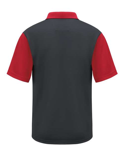 Red Kap Short Sleeve Performance Knit Color-Block Polo SK56
