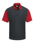 Red Kap Short Sleeve Performance Knit Color-Block Polo SK56