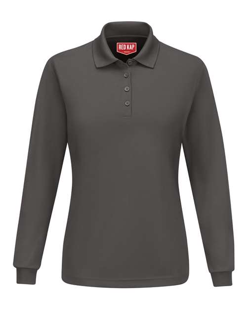 Red Kap Women's Long Sleeve Performance Knit Polo SK7L