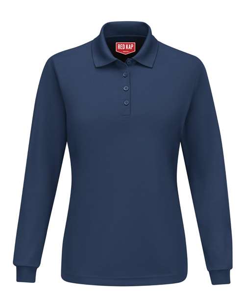 Red Kap Women's Long Sleeve Performance Knit Polo SK7L