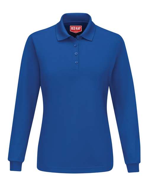 Red Kap Women's Long Sleeve Performance Knit Polo SK7L