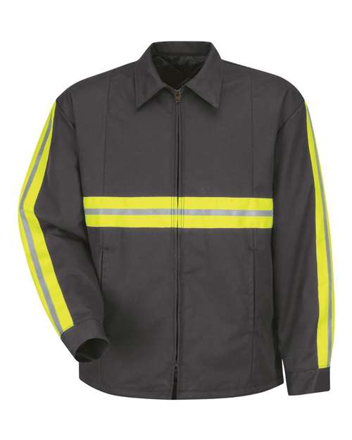 Red Kap Enhanced Visibility Perma-Lined Panel Jacket JT50EN