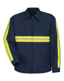 Red Kap Enhanced Visibility Perma-Lined Panel Jacket JT50EN