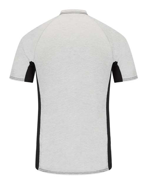 Bulwark Short Sleeve FR Two-Tone Base Layer with Concealed Chest Pocket- EXCEL FR MPS4