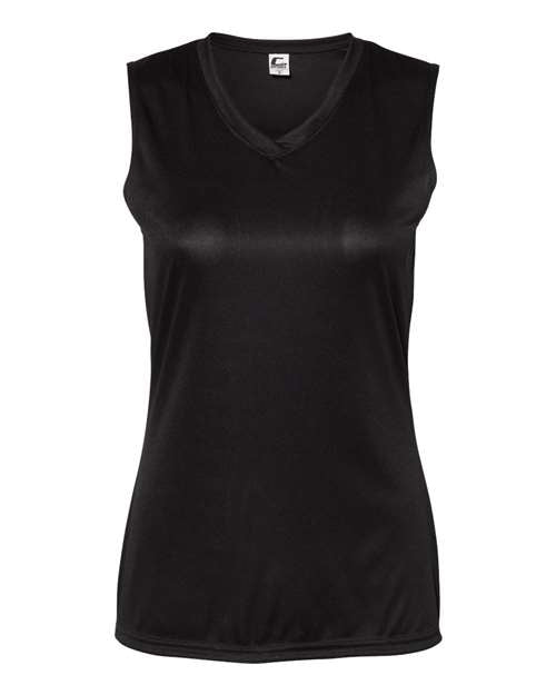 C2 Sport Women's Sleeveless V-Neck T-Shirt 5663