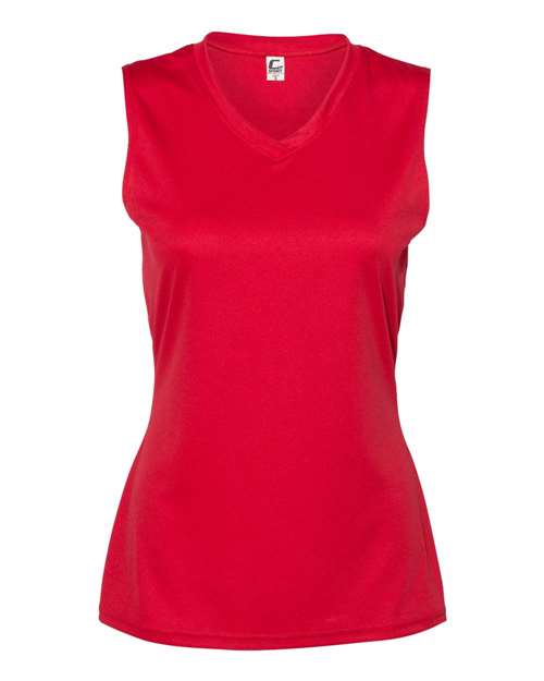 C2 Sport Women's Sleeveless V-Neck T-Shirt 5663