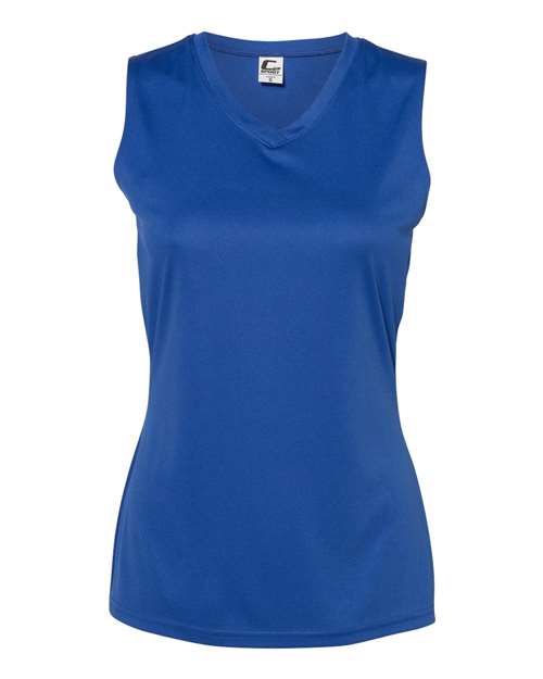 C2 Sport Women's Sleeveless V-Neck T-Shirt 5663