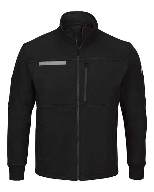 Bulwark Zip Front Fleece Jacket-Cotton /Spandex Blend SEZ2