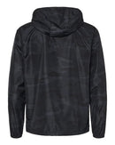 Independent Trading Co. Lightweight Windbreaker Full-Zip Jacket EXP54LWZ - Black Camo