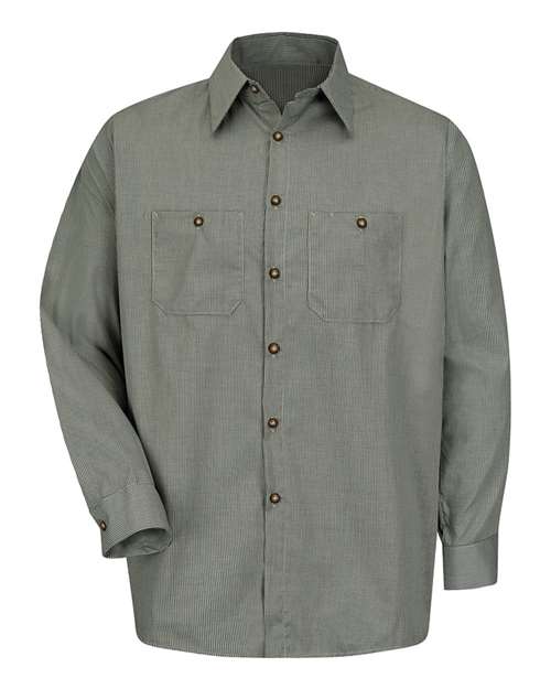 Red Kap Premium Long Sleeve Work Shirt - Tall Sizes SP10T