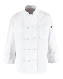 Chef Designs Ten Knot Button Chef Coat 0421