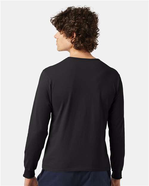 Champion Garment-Dyed Long Sleeve T-Shirt CD200