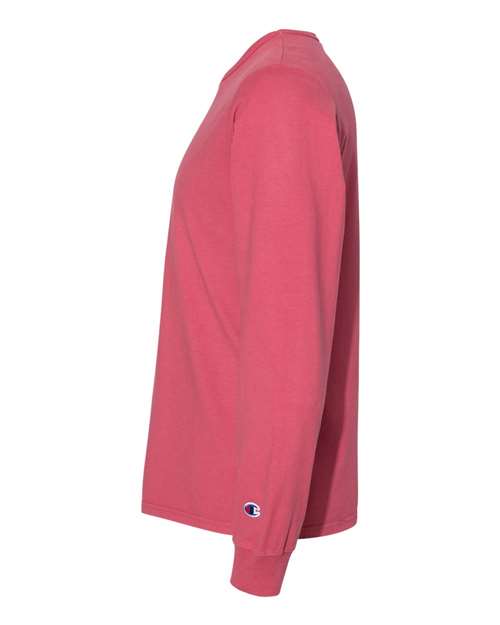 Champion Garment-Dyed Long Sleeve T-Shirt CD200